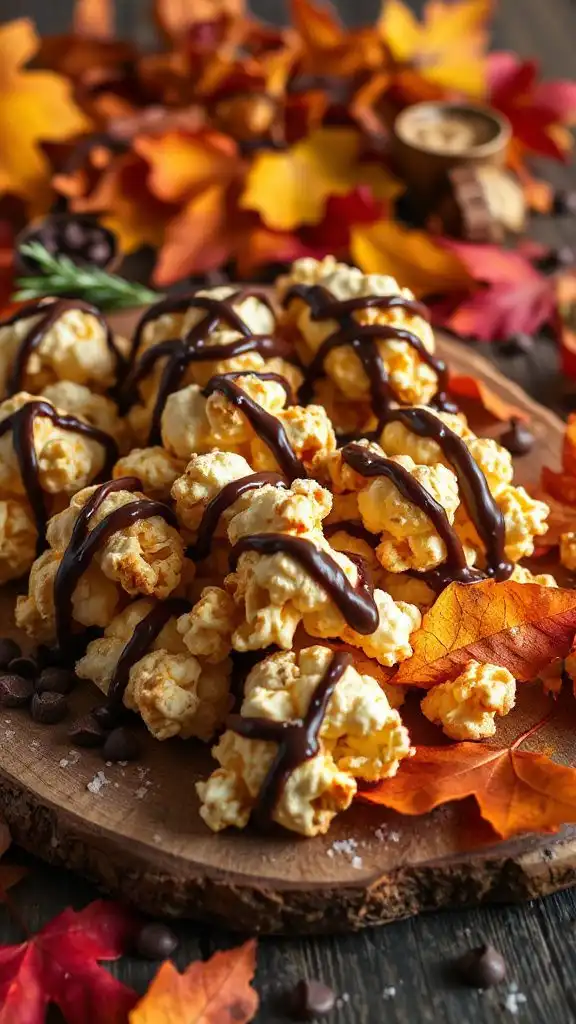 chocolate peanut butter popcorn