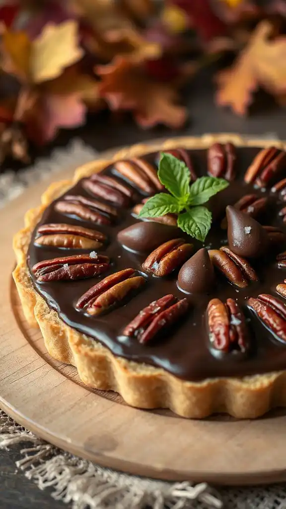 chocolate pecan tart recipe
