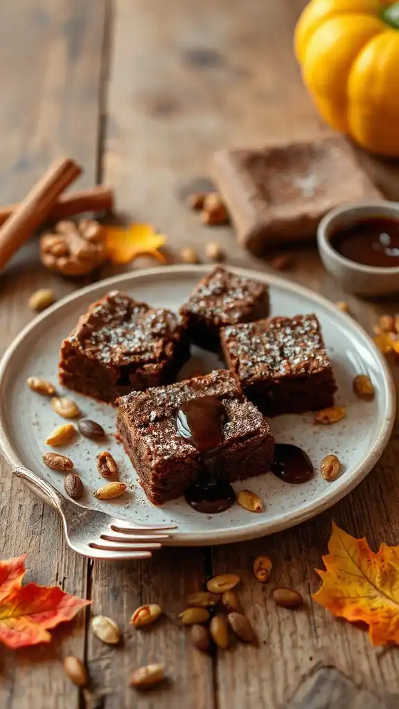 chocolate pumpkin brownies recipe