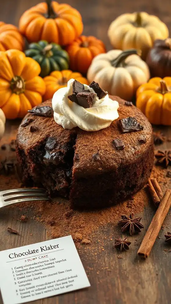 chocolate pumpkin dessert delight