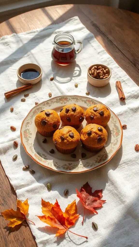 chocolate pumpkin muffins recipe