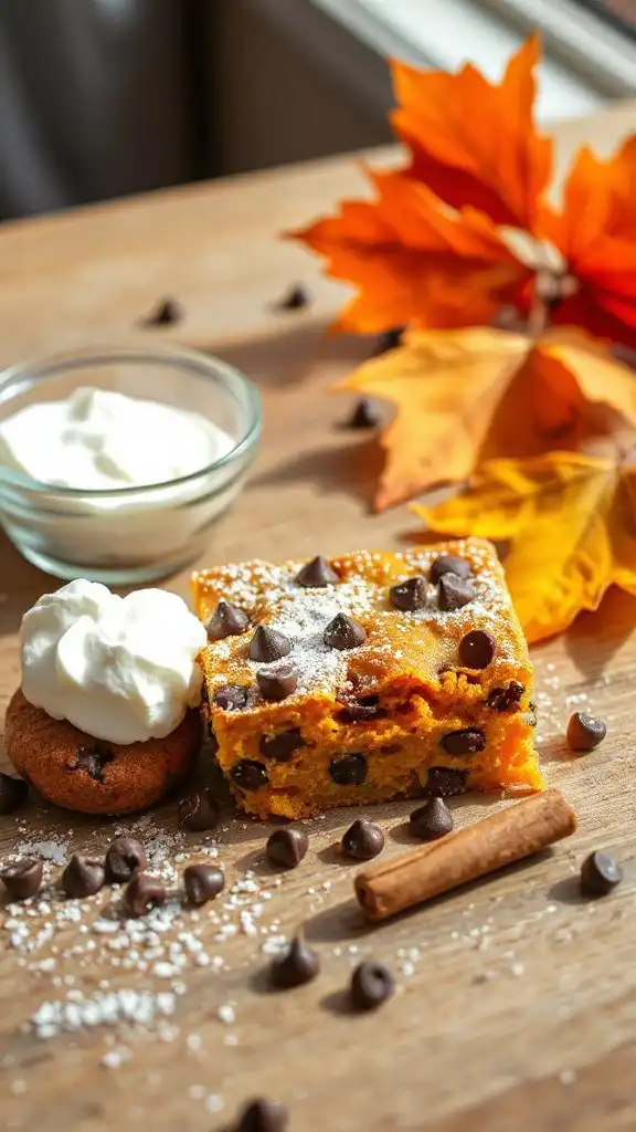 chocolate pumpkin pie bars