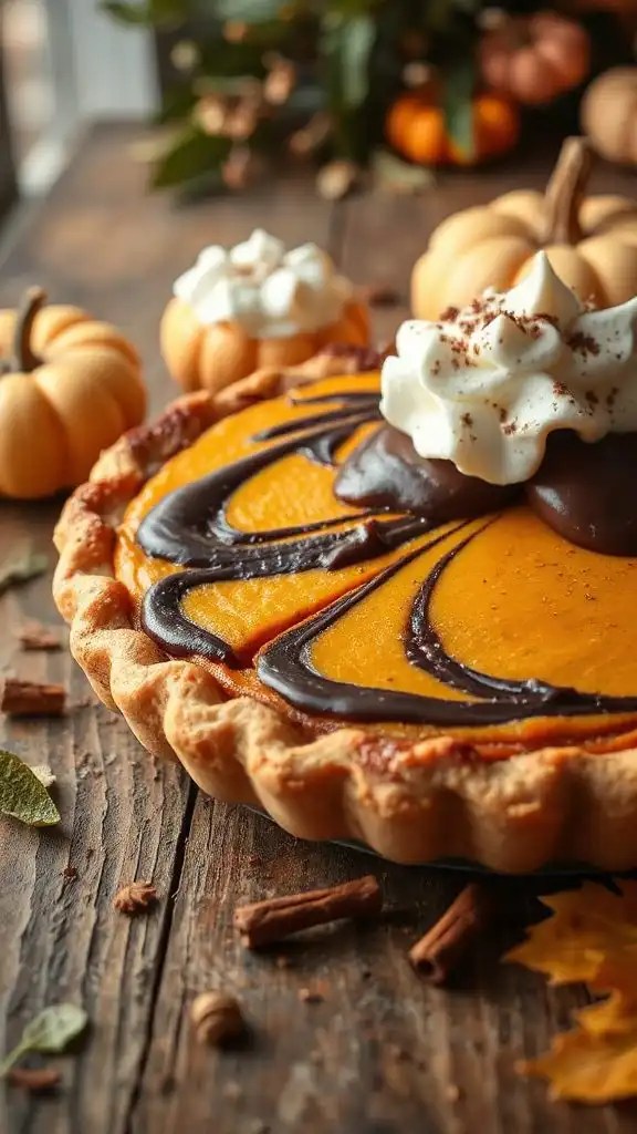 chocolate pumpkin pie recipe