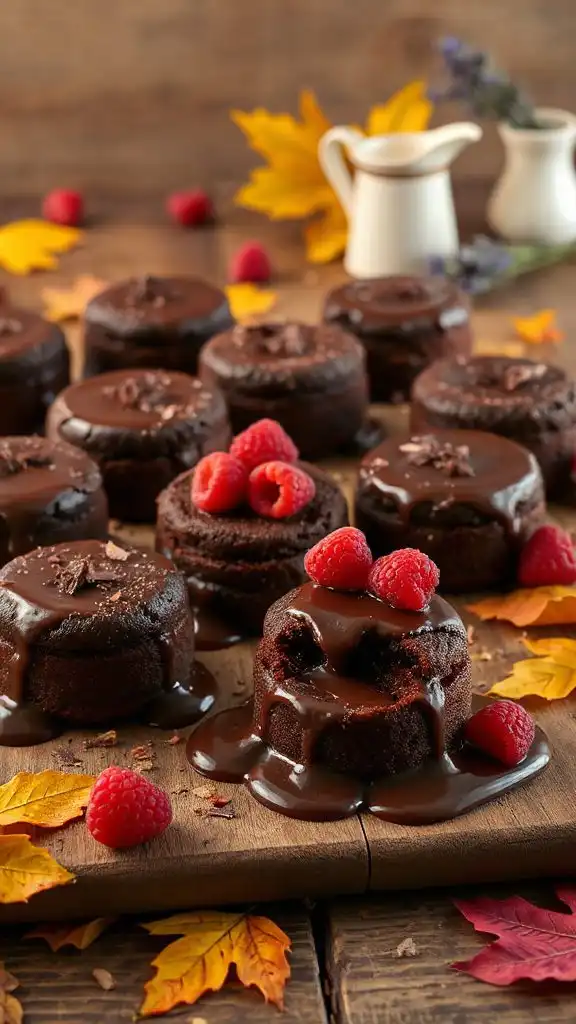 chocolate raspberry lava cake