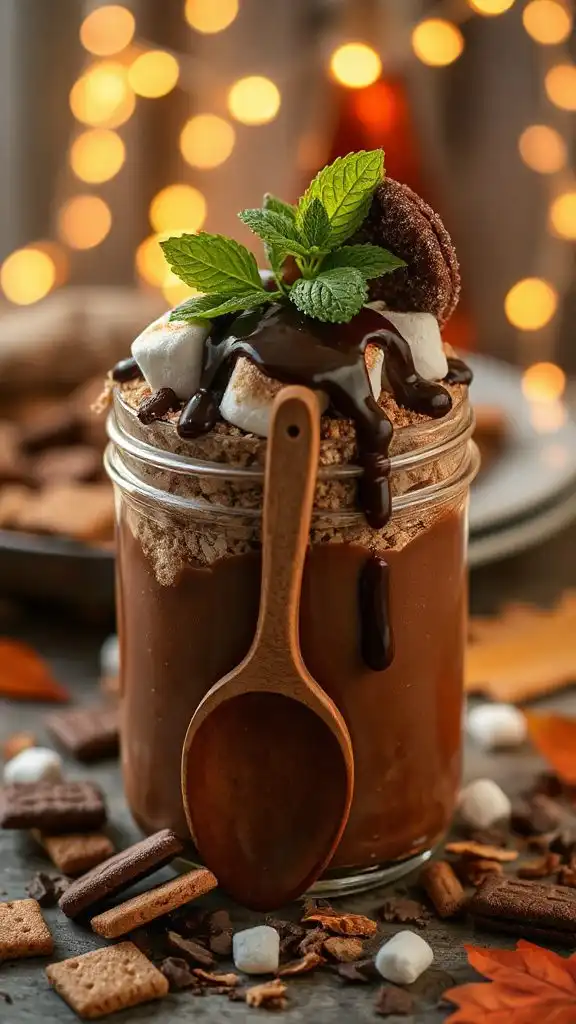 chocolate s mores sundae ingredients