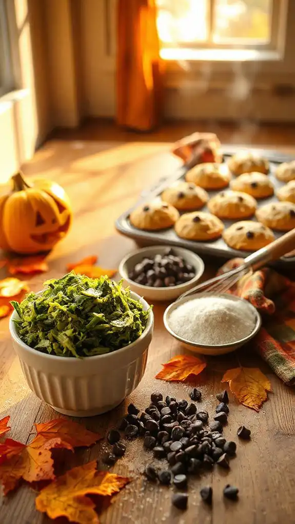 chocolatey veggie muffin delight