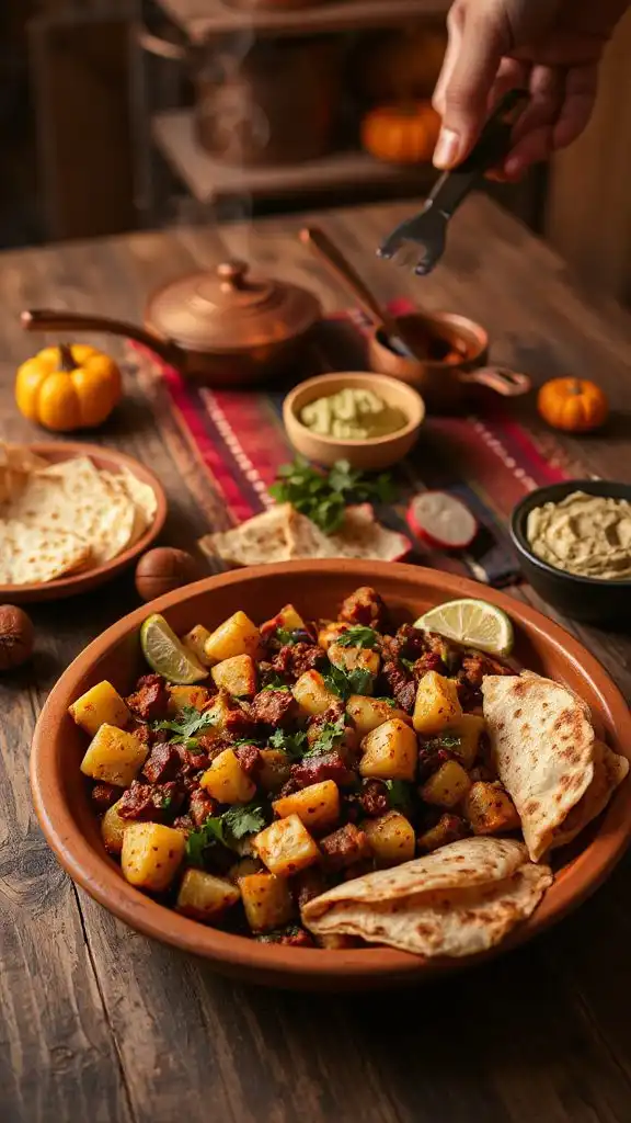 chorizo potatoes flavorful one pan dish