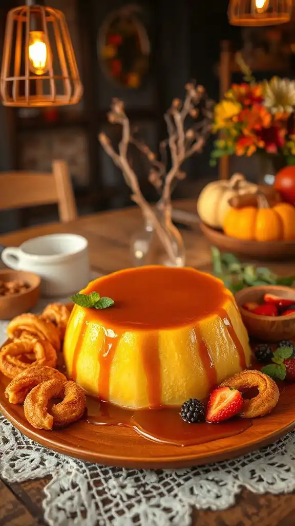 churro flan dessert delight churro flan dessert delight