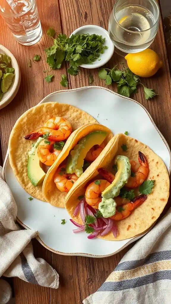 cilantro lime shrimp tacos cilantro lime shrimp tacos