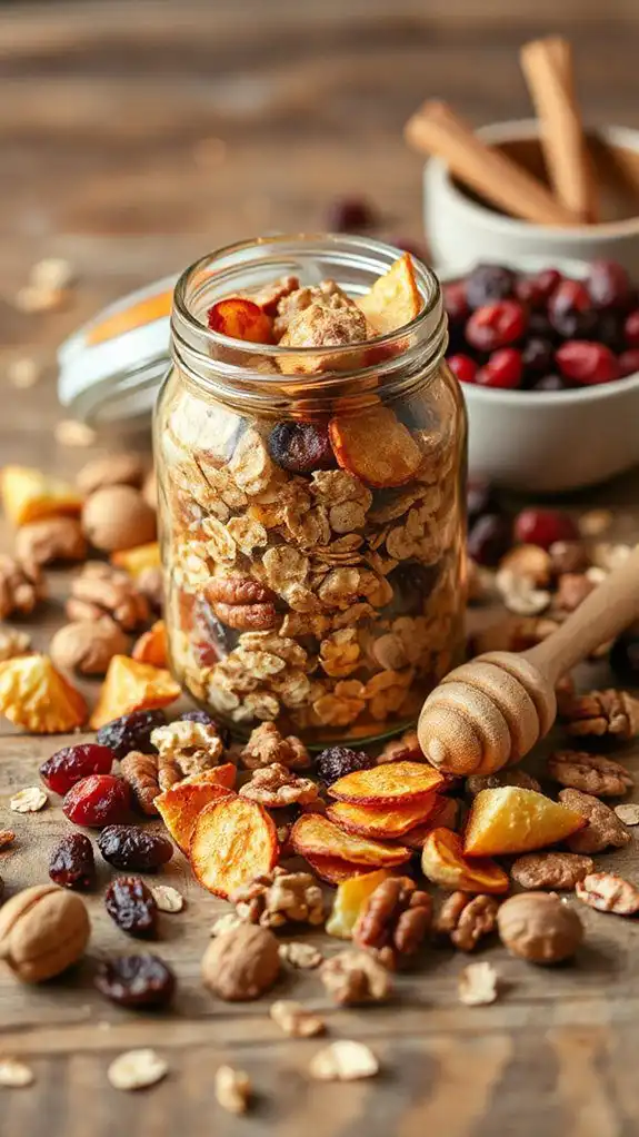cinnamon apple oat snack