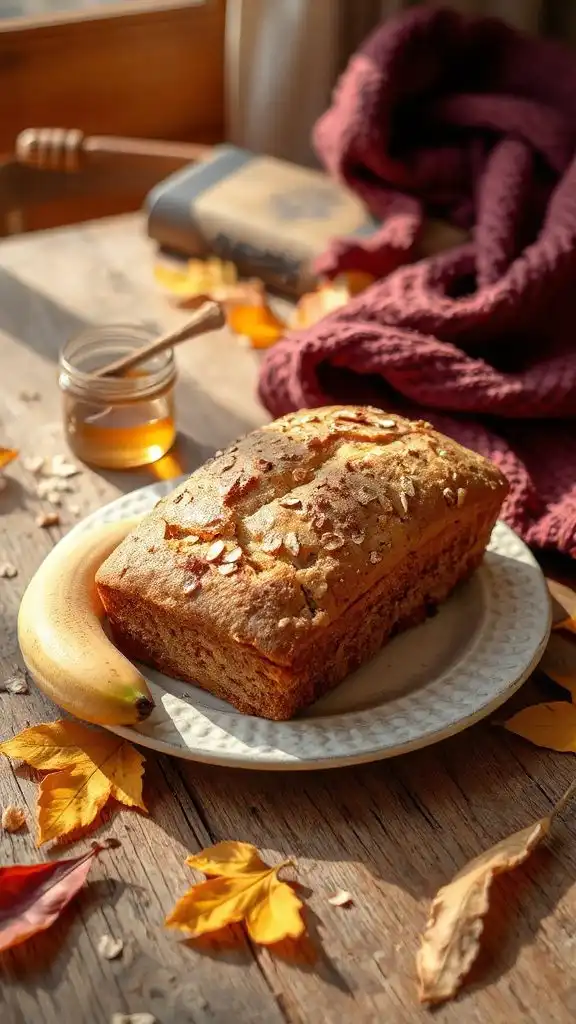 cinnamon banana oatmeal bread