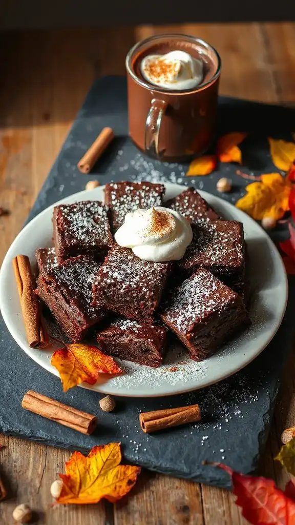 cinnamon chocolate brownie delight
