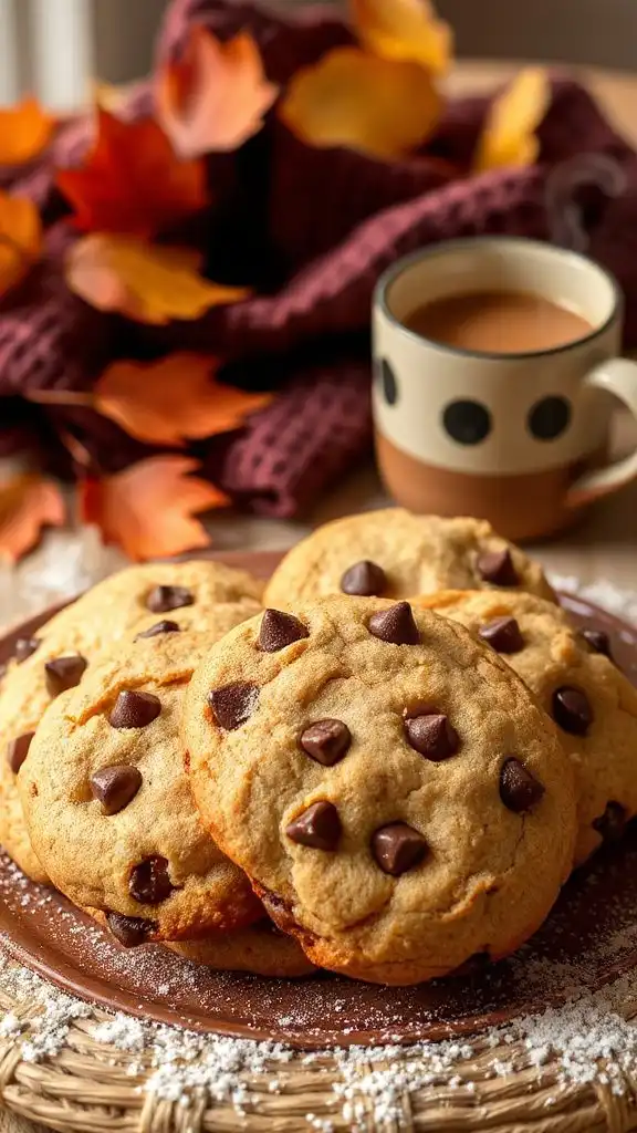 cinnamon chocolate chip cookies