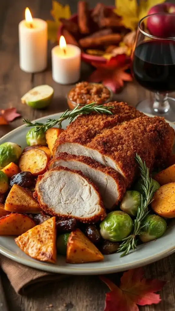 cinnamon coated savory sweet tenderloin