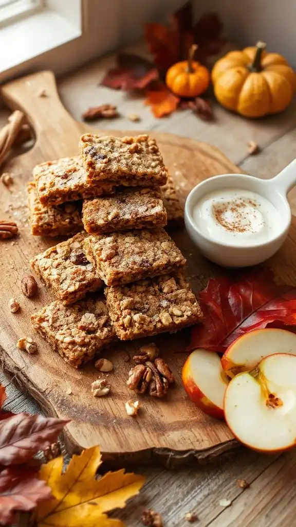 cinnamon crunch granola bars