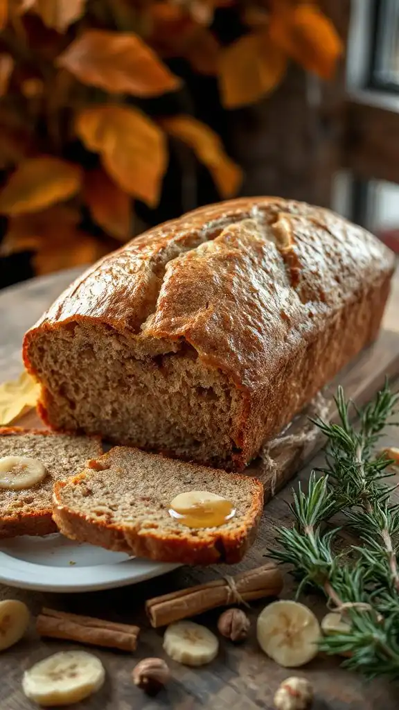 cinnamon infused banana bread recipe