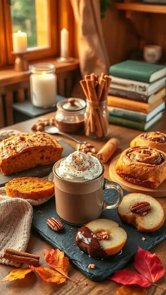 cinnamon infused hot chocolate delight
