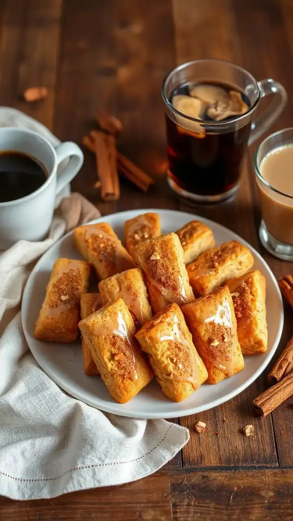 cinnamon maple baked biscotti