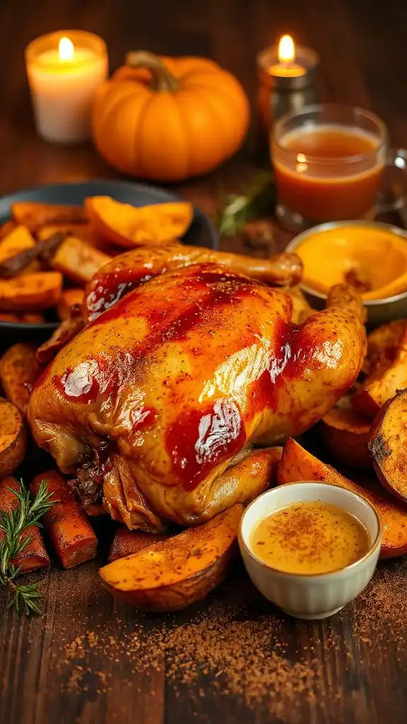 cinnamon maple glazed chicken