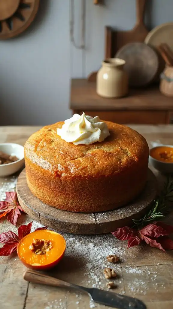 cinnamon olive oil cake