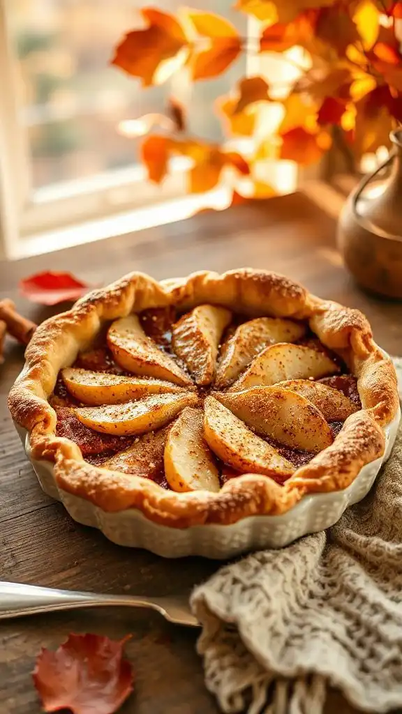 cinnamon pear tart recipe