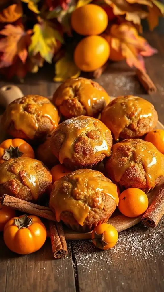 cinnamon persimmon muffins recipe