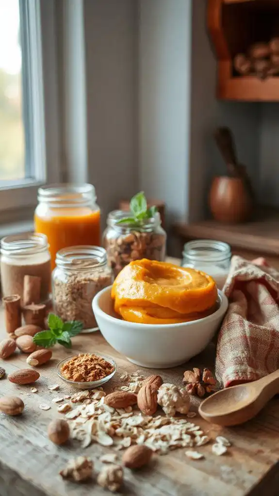 cinnamon pumpkin no bake snacks