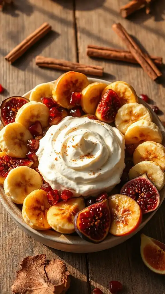 cinnamon roasted banana dessert cinnamon roasted banana dessert
