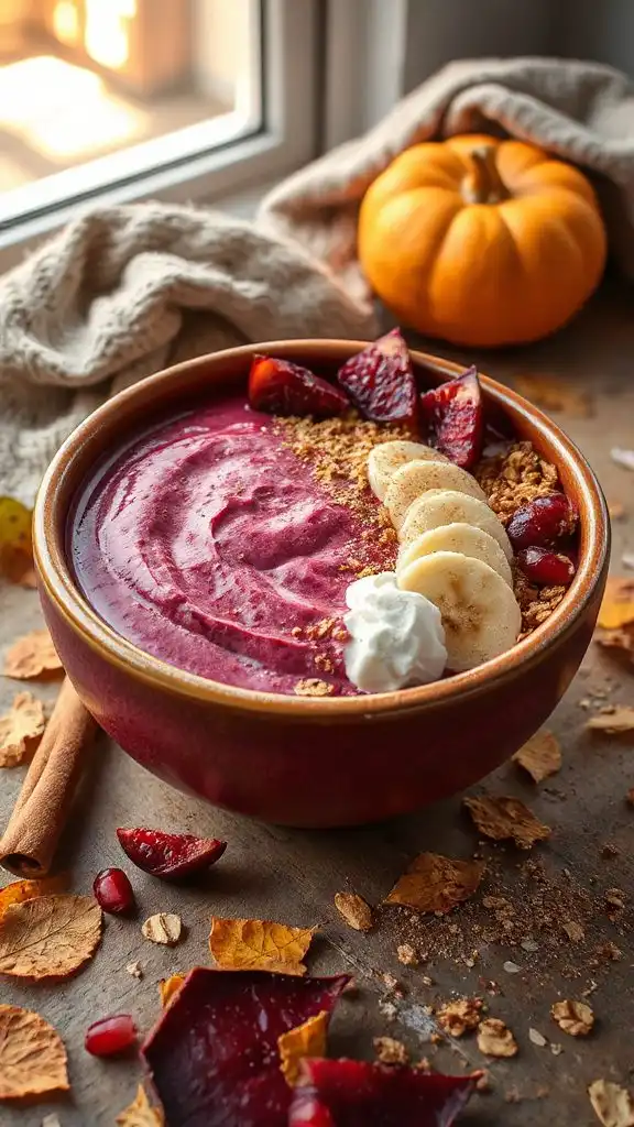 cinnamon roasted beet smoothie