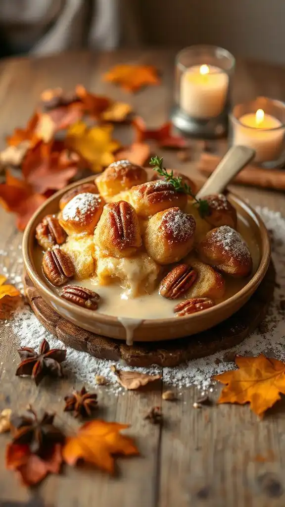 cinnamon roll bread pudding