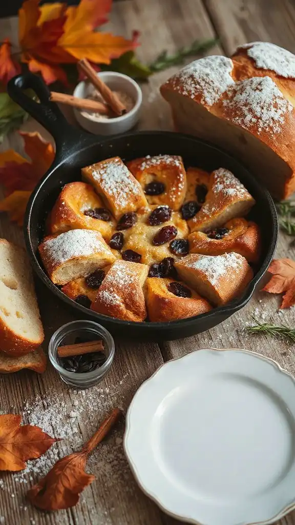cinnamon roll bread pudding