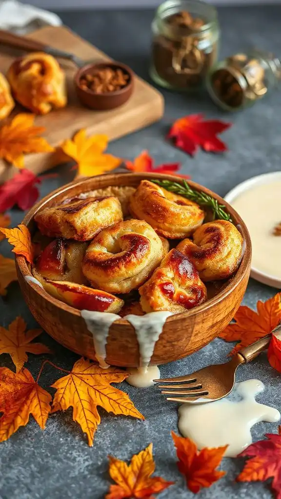 cinnamon roll bread pudding