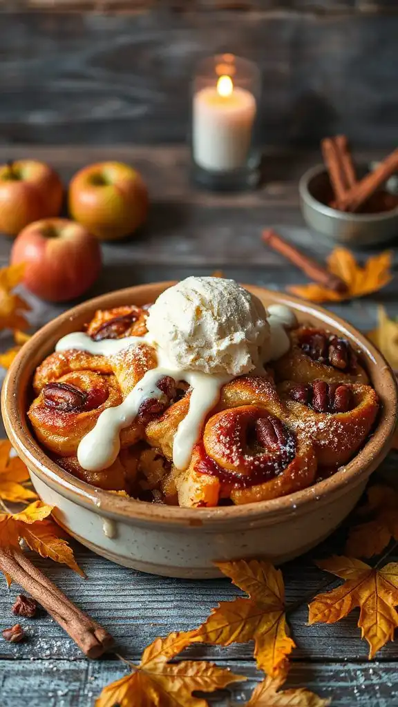 cinnamon roll bread pudding cinnamon roll bread pudding