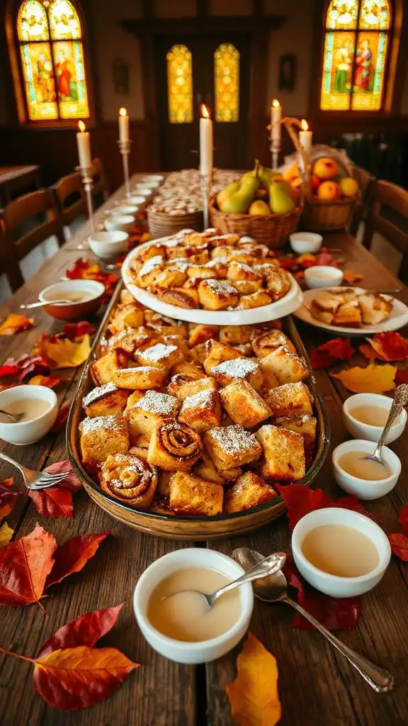 cinnamon roll bread pudding