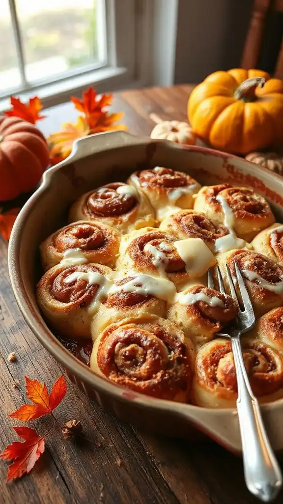 cinnamon roll breakfast casserole