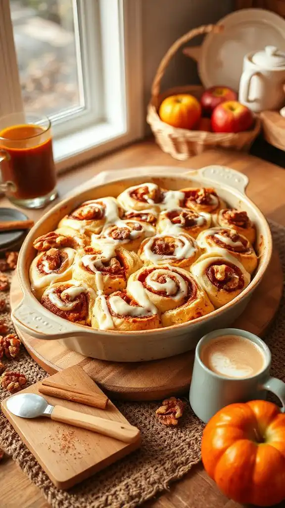cinnamon roll breakfast casserole