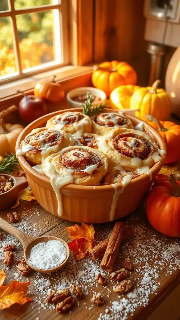 cinnamon roll breakfast casserole