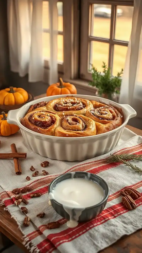 cinnamon roll breakfast casserole