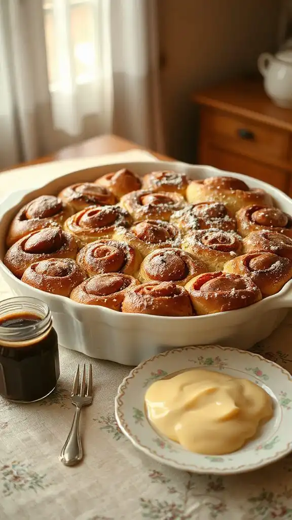 cinnamon roll breakfast casserole