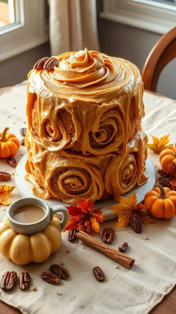 cinnamon roll cake delight