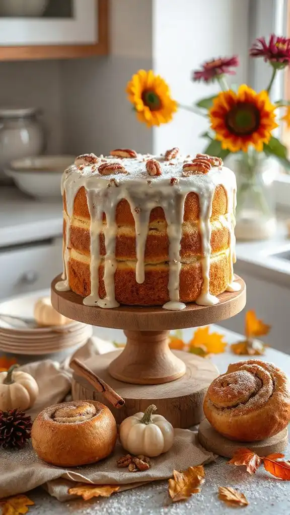 cinnamon roll cake delight