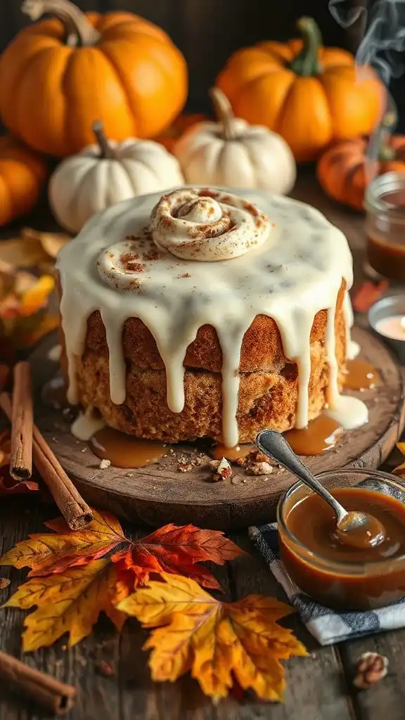 cinnamon roll cake delight