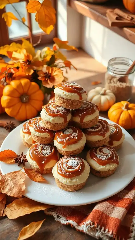 cinnamon roll cheesecake bites
