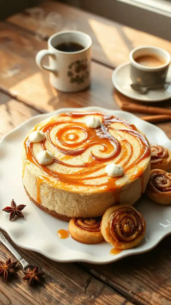 cinnamon roll cheesecake recipe