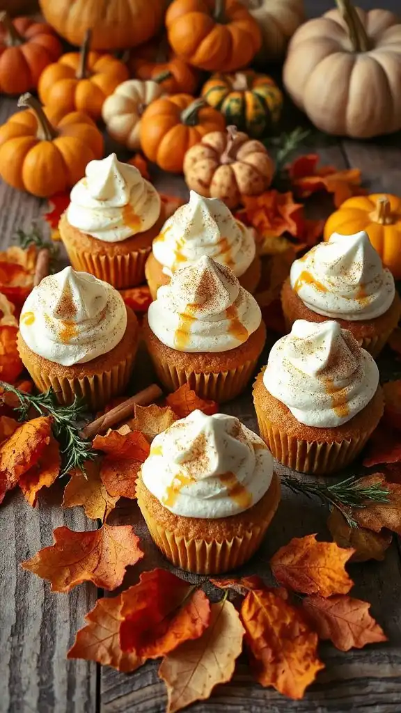 cinnamon roll cupcake treats