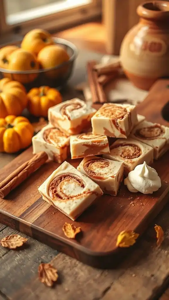cinnamon roll fudge recipe
