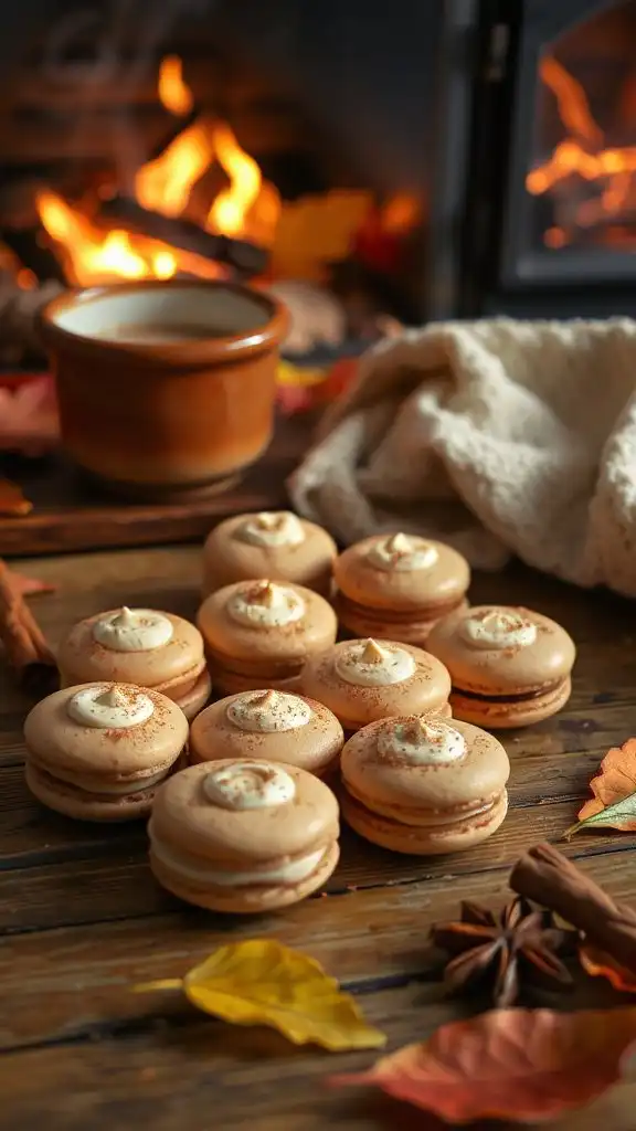 cinnamon roll macaron recipe