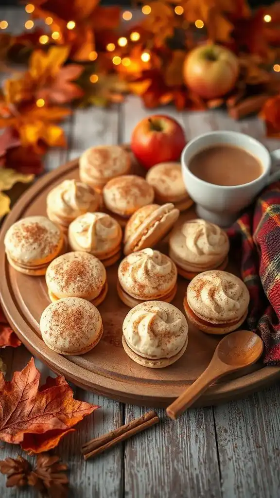 cinnamon roll macarons pairing suggestions