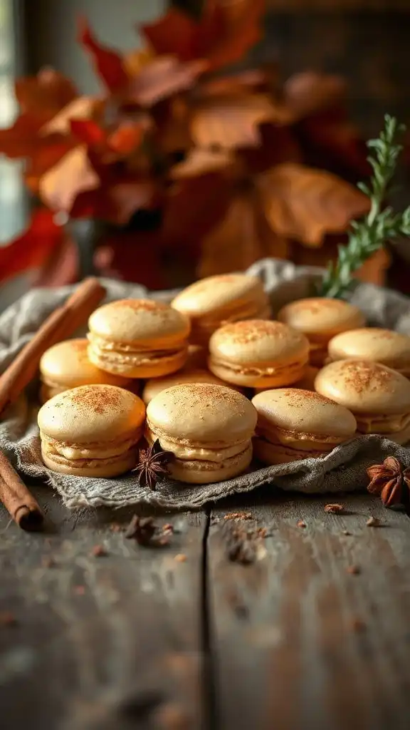 cinnamon roll macarons recipe