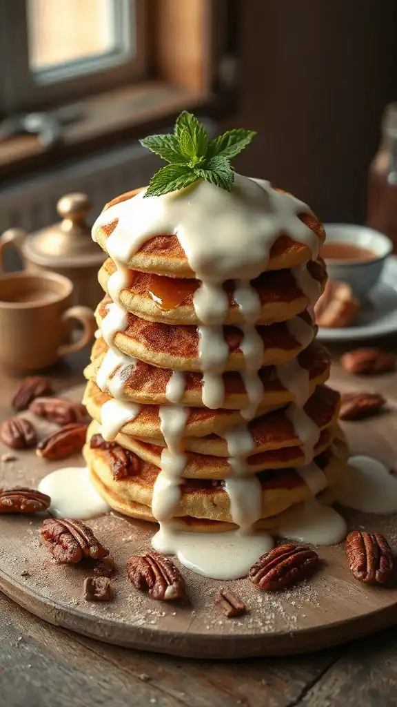 cinnamon roll pancake delight
